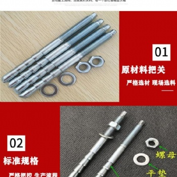 批發(fā)不銹鋼化學錨栓，倒錐形錨栓，熱鍍鋅化學錨栓