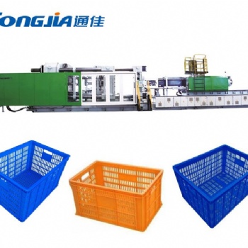 山東通佳塑料果筐生產(chǎn)設(shè)備一次性塑料筐注塑機