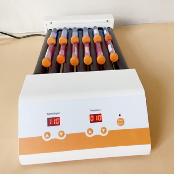 實驗室滾軸混勻儀器多管滾動混勻器振蕩器數顯可調血液混合器齊威