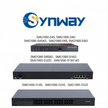 金鱗通訊三匯（Synway）SMG1000-D系列模擬語音網(wǎng)關(guān)&IAD綜合接入設備