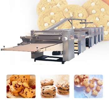 酥性餅干生產(chǎn)線餅干流水線設(shè)備機(jī)械小型桃酥整套功能齊全成型機(jī)