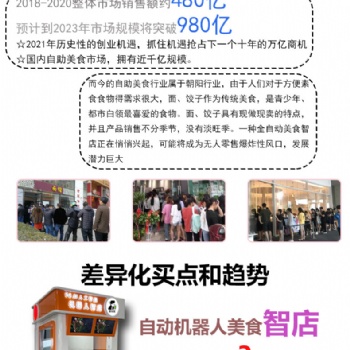 中博士智能無(wú)人售面機(jī)售貨機(jī)美食機(jī)面條機(jī)