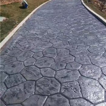 來賓譽(yù)臻藝術(shù)壓模地坪,壓花地坪一次性成型