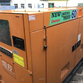出售二手日本電友日野100KW靜音型柴油發(fā)電機(jī)組