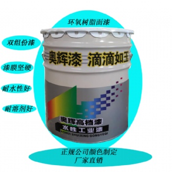 山東奧輝環氧樹脂面漆金屬防腐環氧面漆雙組份環氧漆耐酸堿