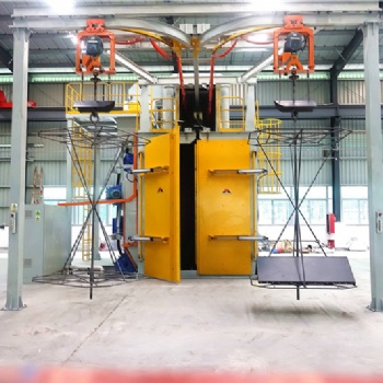 鋼管外壁拋丸機(jī) 軌道式通過拋丸機(jī)