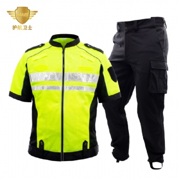 護(hù)航衛(wèi)士 HW-068 夏季短袖反光服交通執(zhí)勤外套可印字