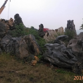 武漢廠家景區用靈壁風景石/武漢青山樣式靈壁風景石/