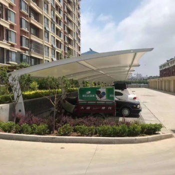 廠家膜結(jié)構(gòu)停車棚自行車車棚膜布加工膜結(jié)構(gòu)汽車停車棚