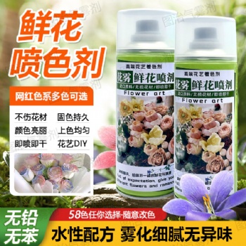 廣州花霧鮮花噴漆環保無腐蝕花藝師專用噴漆