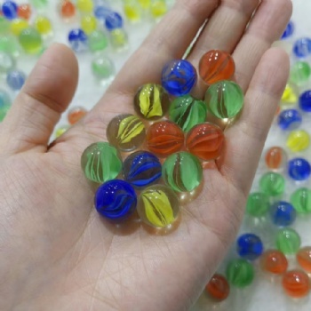 16mm25mm35mm玻璃彈珠高白花瓣八瓣游戲機專用玻璃彈珠廠家批發